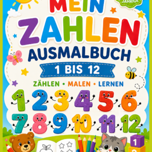Mein Zahlen Ausmahlbuch, ab 4 Jahren
