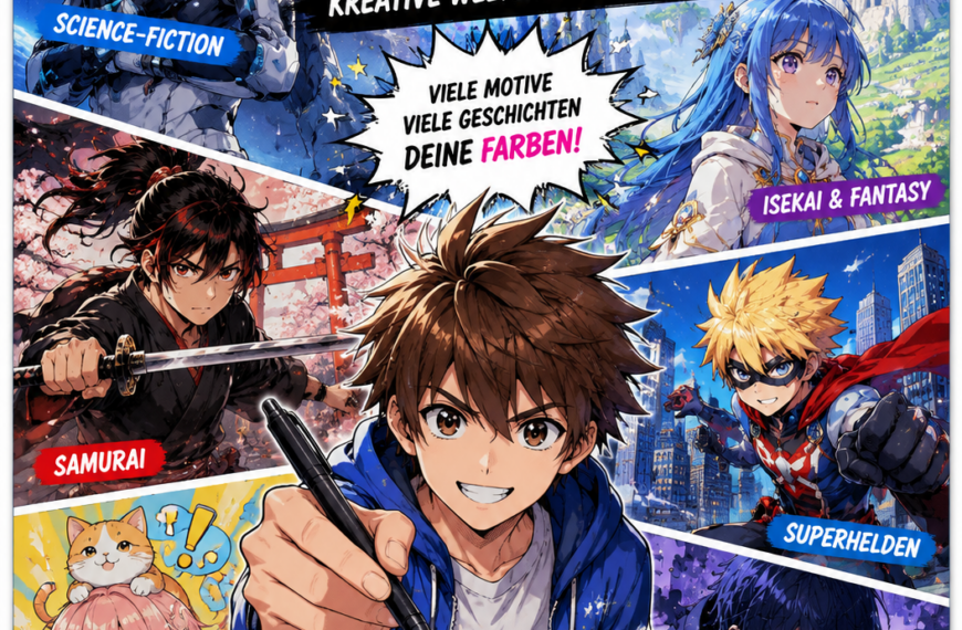 Mein Manga-Ausmalbuch – kreativer Zeichenspass, ab&hellip;