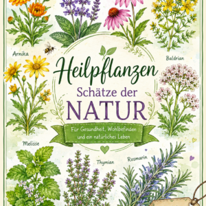Ausmalbuch: Heilzpflanzen – Schätze der Natur, für Erwachsene